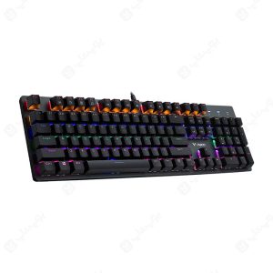 کیبورد سیمی گیمینگ RGB مکانیکال رپو مدل V500SE دارای رابط USB می باشد.