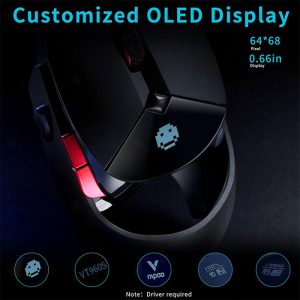موس گیمینگ بی سیم رپو مدل VT960S دارای نمایشگر با کیفیت از نوع OLED