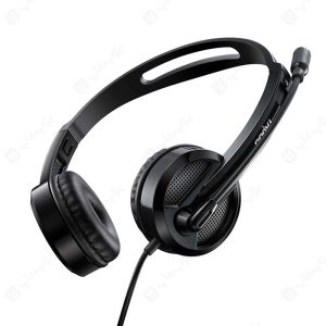 هدست سیمی رپو مدل H120 با میکروفون تاشو است.
