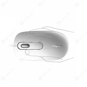 موس سیمی رپو مدل N120 دارای طراحی ارگونومیک می باشد.