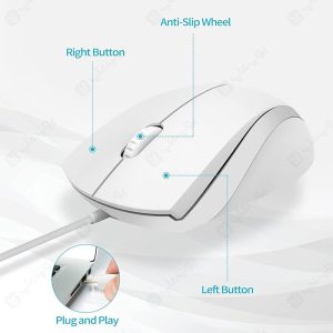 موس سیمی رپو مدل N1600 Silent از سنسور اپتیکال استفاده می‌کند
