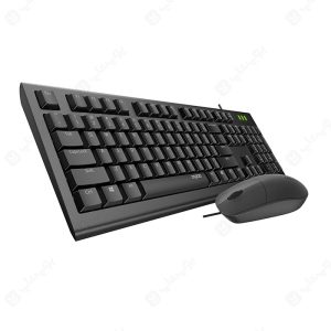 ست موس و کیبورد سیمی راپو مدل X125S با رابط USB می باشد.