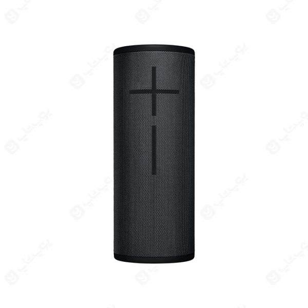 اسپیکر بلوتوث قابل حمل آلتیمیت ایرز مدل Megaboom 3 در رنگ بندی مشکی است.