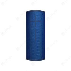اسپیکر بلوتوث قابل حمل آلتیمیت ایرز مدل Megaboom 3 در رنگ بندی آبی است.