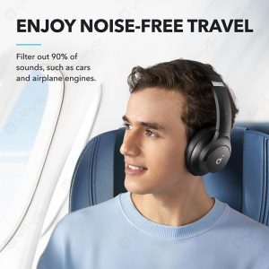 هدست بی‌سیم انکر مدل Soundcore Life Q20i دارای قابلیت نویز کنسلینگ است.
