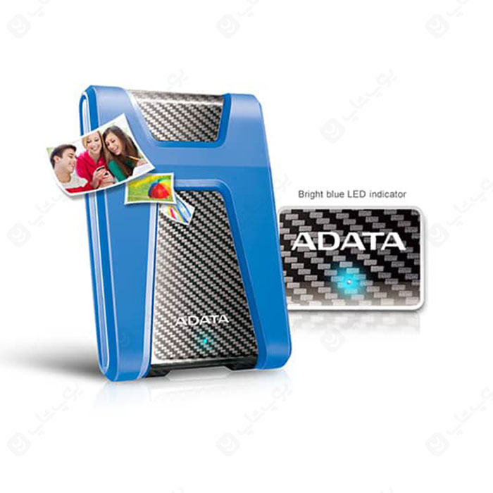 هارد اکسترنال ای دیتا مدل HD650 ظرفیت 1 ترابایت قابل ذخیره برای انواع فایل ها است.
