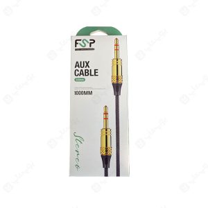 کابل صوتی جک 3.5 میلی متری به جک 3.5 میلی متری مدل FSP به طول 1 متر و رویه منعطف می باشد.