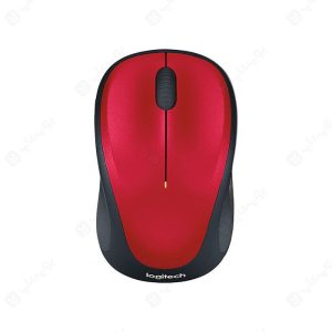 ماوس بی سیم لاجیتک مدل M235 در رنگ بندی قرمز است.