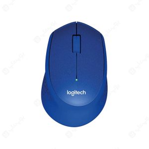 ماوس بی سیم لاجیتک مدل M330 در رنگ بندی آبی می باشد.
