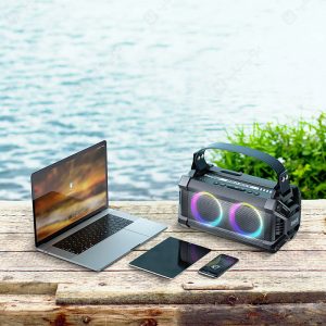 اسپیکر بلوتوث قابل حمل میفا مدل Wild Rock برای استفاده طولانی‌مدت مناسب است.