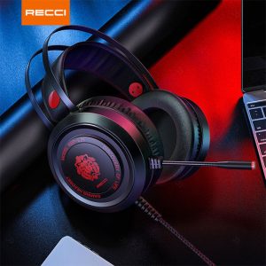هدست گیمینگ سیمی رسی مدل REP-L21 با اتصال سریع و آسان است.
