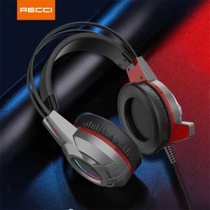 هدست گیمینگ سیمی رسی مدل REP-L22 با میکروفون با کیفیت است.