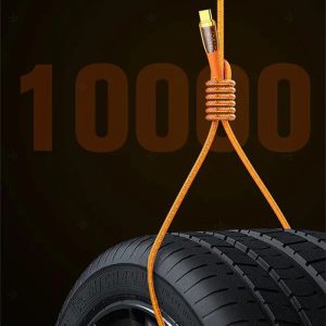 کابل شارژ 20W تایپ C به لایتنینگ رسی مدل RTC-P19CL به طول 1.5 متر با مقاومت کششی بالا می باشد.