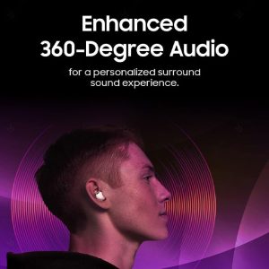 هندزفری بلوتوثی سامسونگ مدل Galaxy Buds 2 Pro با صدای 360 درجه است.