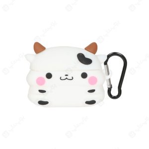 کاور سیلیکونی عروسکی Airpods Pro طرح Cute Cow – کد 3014