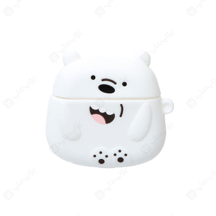 کاور سیلیکونی عروسکی Airpods Pro طرح خرس قطبی – کد 3018