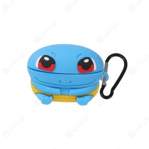کاور سیلیکونی عروسکی AirPods pro طرح پوکمون آبی کد – 388