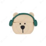 کاور سیلیکونی عروسکی Airpods Pro 2 طرح cute dog - کد 413