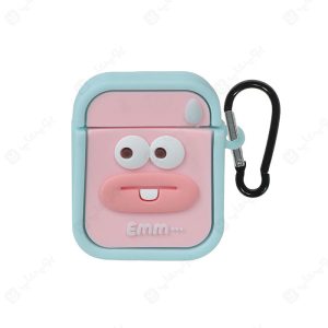 کاور سیلیکونی عروسکی AirPods 1/2 طرح Sausage Mouth – کد 426