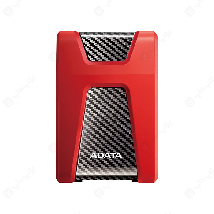 هارد اکسترنال ای دیتا مدل HD650 ظرفیت 2 ترابایت در رنگ بندی قرمز
