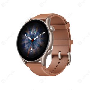 ساعت هوشمند امیزفیت مدل GTR 3 Pro در رنگ بندی سیلور می باشد.