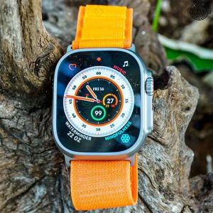 ساعت هوشمند مدل HK9 Ultra2 نسخه Chat GPT با قابلیت تغییر بند است.