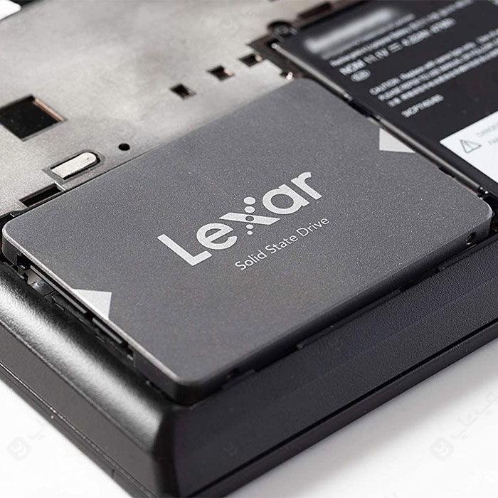 هارد SSD اینترنال 512 گیگابایت لکسار مدل LEXAR NS100 2.5 با اشغال فضای کم می باشد.