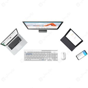 کیبورد و ماوس بی سیم رپو مدل 8110M با سیستم عامل‌های مختلف سازگار است.