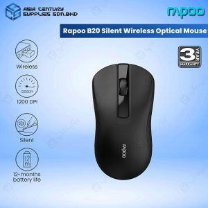 طراحی زیبای موس بی سیم رپو مدل B20 Silent