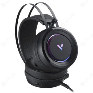هدست گیمینگ سیمی رپو مدل VH500C با نور پردازی زیبا می باشد.