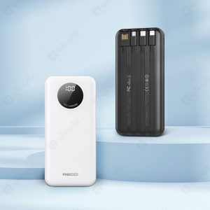 پاوربانک 10000mAh رسی مدل RP01 دارای طراحی زیبا می باشد.