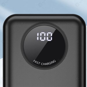 پاوربانک 10000mAh رسی مدل RP01 دارای نمایشگر دیجیتال با کیفیت است.