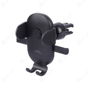 پایه نگهدارنده گوشی موبایل ریمکس مدل RM-C06 دارای امکان شارژ گوشی بر روی هولدر است.
