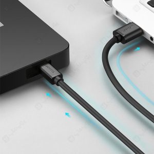 کابل Mini USB 5pin یوگرین مدل US132 به طول 1 متر دارای انکان انتقال داده با سرعت بالا است.