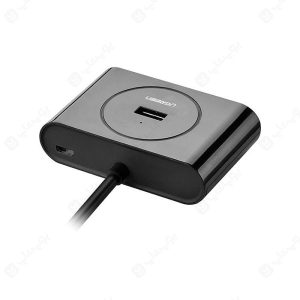 هاب 4 پورت USB 3.0 یوگرین مدل 20291 CR113 دارای پورت منبع تغذیه میکرو USB می باشد.