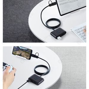 هاب 4 پورت USB 3.0 یوگرین مدل CR113 مناسب برای گسترش پورت های انواع دیوایس می باشد.