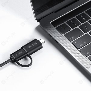 هاب 4 پورت USB 3.0 یوگرین مدل CR113 دارای مبدل USB به تایپ C می باشد.