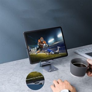پایه نگهدارنده موبایل و تبلت یوگرین مدل LP263 مقاوم در برابر لیز خوردن است.
