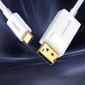 کابل Type-C به DisplayPort یوگرین مدل MM139 به طول 1.5 متر با رویه آلیاژ مناسب می باشد.