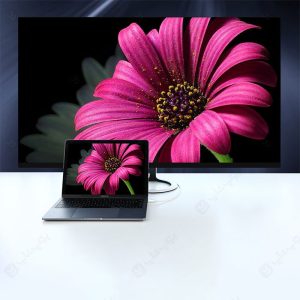 کابل Type-C به DisplayPort یوگرین مدل MM139 به طول 1.5 متر با کیفیت تصاویر 2K است.