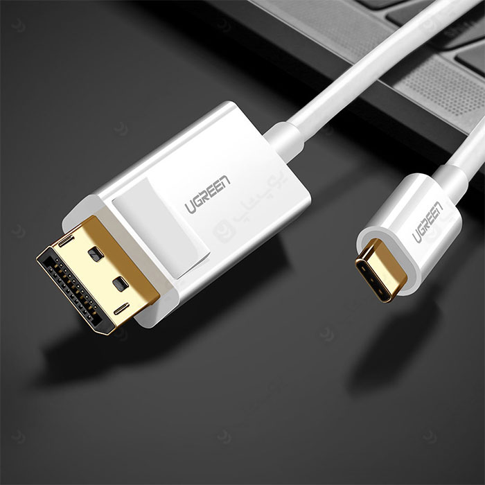 کابل Type-C به DisplayPort یوگرین مدل MM139 به طول 1.5 متر با کیفیت کابل بالا است.