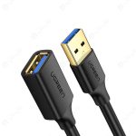 کابل افزایش طول USB 3.0 یوگرین مدل US129 به طول 2 متر در رنگ بندی مشکی می باشد.