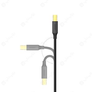 کابل USB 2.0 پرینتر یوگرین مدل US135 به طول 2 متر با انعطاف پذیری بالا است.