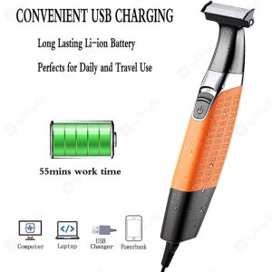 ماشین اصلاح شارژی کیمی مدل KEMEI KM-1910 با باتری قوی می باشد.