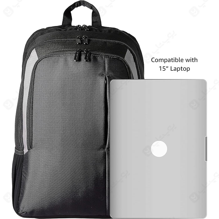 کوله پشتی لپ تاپ Amazon Basics برای حمل انواع لپ تاپ می باشد.