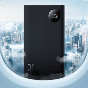 پاوربانک 20000mAh بیسوس مدل Adaman2 PPAD050101 قابل حمل در سفرهای هوایی است.