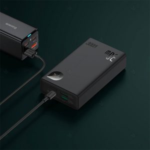 پاوربانک 20000mAh بیسوس مدل Adaman2 PPAD050101 با توان بالا برای شارژ خود پاوربانک است.