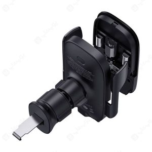 پایه نگهدارنده و شارژر بی سیم بیسوس مدل C40357000111 با قابلیت شارژر بی سیم می باشد.