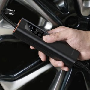 کمپرسور هوای قابل حمل بیسوس مدل CRCQ000001 قابل استفاده به مدت 20 دقیقه می باشد.