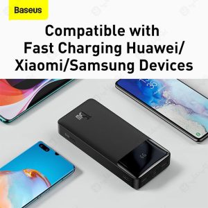 پاوربانک 20000mAh بیسوس مدل PPBD050101 با سازگاری گسترده است.